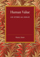 Book cover of: Human Value. By: Sturt, Henry Cecil