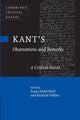 Book cover of: Kant's Observations and Remarks. By: Susan Meld Shell