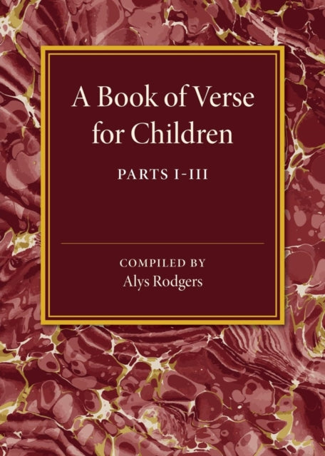 Book cover of: Book of Verse for Children. By: Alys Rodgers