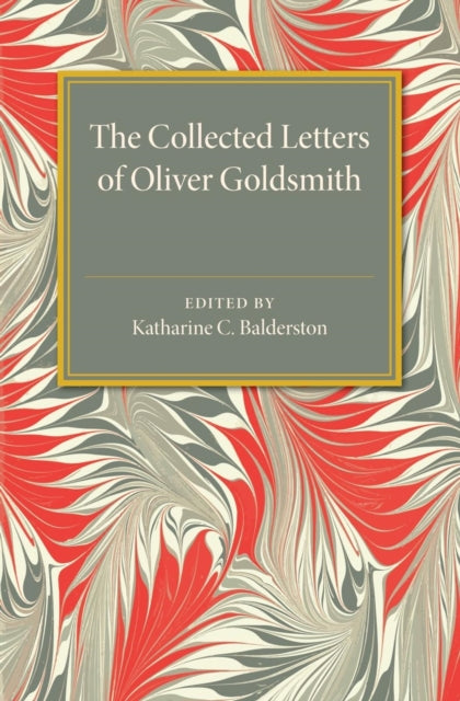 Book cover of: Collected Letters of Oliver Goldsmith. By: Katharine C. Balderston