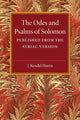 Book cover of: Odes and Psalms of Solomon. By: J. Rendel Harris