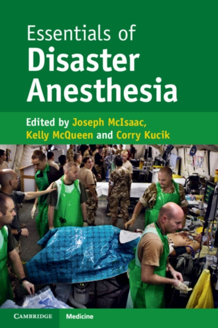 Book cover of: Essentials of Disaster Anesthesia. By: Joseph McIsaac