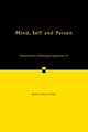 Book cover of: Mind, Self and Person. By: Anthony O'Hear
