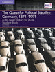 Book cover of: A/AS Level History for AQA The Quest for Political Stability: Germany, 1871–1991 Student Book. By: Nick Pinfield