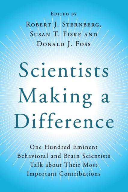 Book cover of: Scientists Making a Difference. By: Robert J. Sternberg
