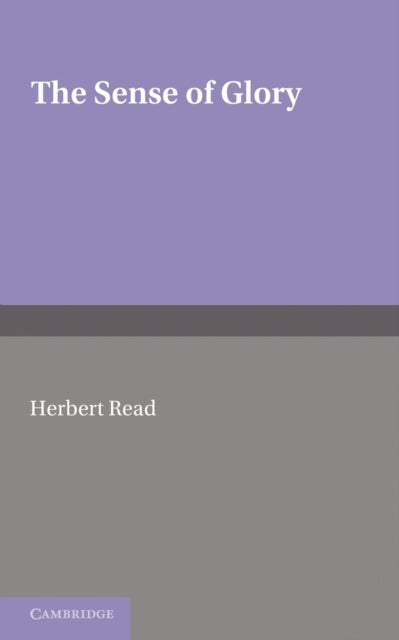 Book cover of: Sense of Glory. By: Herbert Read - undifferentiated