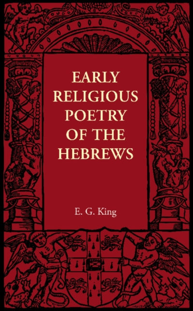 Book cover of: Early Religious Poetry of the Hebrews. By: E. G. Kingham