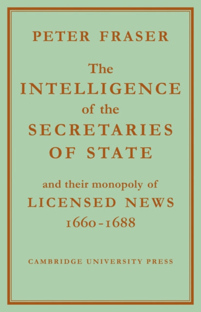 Book cover of: Intelligence of the Secretaries of State. By: Peter Fraser