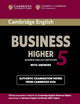 Book cover of: Cambridge English Business 5 Higher Student's Book with Answers