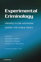 Book cover of: Experimental Criminology