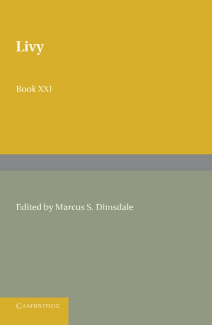 Book cover of: Livy Book XXI. By: Titus Livius