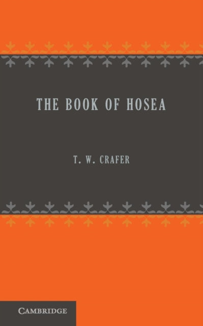 Book cover of: Book of Hosea. By: Thomas Wilfrid Crafer