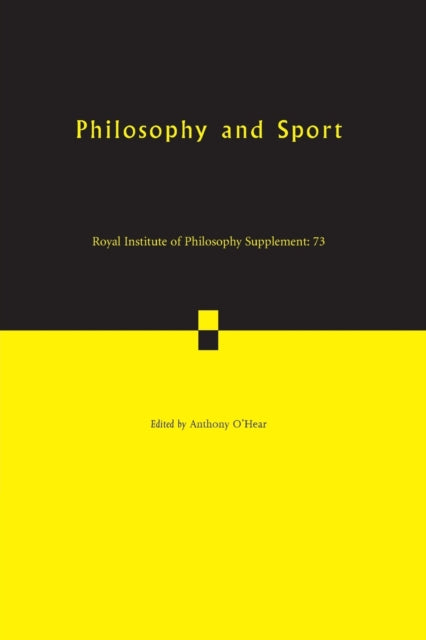 Book cover of: Philosophy and Sport. By: Anthony O'Hear