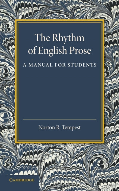Book cover of: Rhythm of English Prose. By: Norton R. Tempest