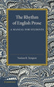 Book cover of: Rhythm of English Prose. By: Norton R. Tempest