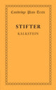 Book cover of: Kalkstein. By: Adalbert Stifter