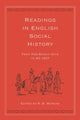 Book cover of: Readings in English Social History