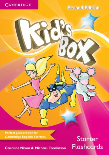 Book cover of: Kid's Box Starter Flashcards (Pack of 78). By: Caroline Nixon