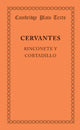 Book cover of: Rinconete y Cortadillo. By: Miguel de Cervantes Saavedra