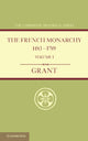 Book cover of: French Monarchy 1483–1789: Volume 1