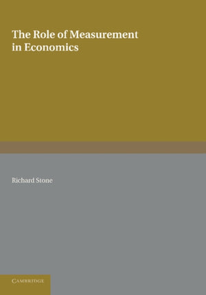 Role of Measurement in Economics