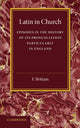 Book cover of: Latin in Church. By: F. Brittain