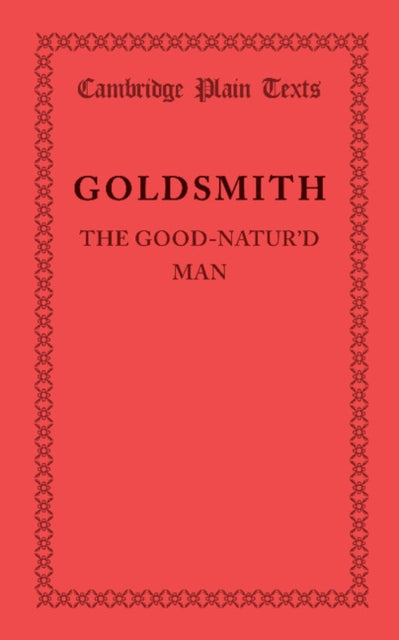 Book cover of: Good-Natur'd Man. By: Oliver Goldsmith