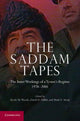 Book cover of: Saddam Tapes. By: Kevin M. Woods