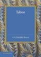 Book cover of: Taboo. By: A. R. Radcliffe-Brown