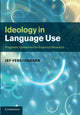 Book cover of: Ideology in Language Use. By: Jef Verschueren