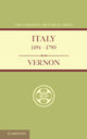 Book cover of: Italy from 1494 to 1790. By: H. M. Vernon