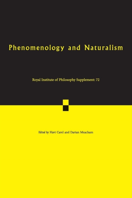 Book cover of: Phenomenology and Naturalism