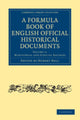 Book cover of: Formula Book of English Official Historical Documents