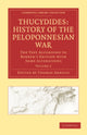 Book cover of: Thucydides: History of the Peloponnesian War. By: Thomas Arnold