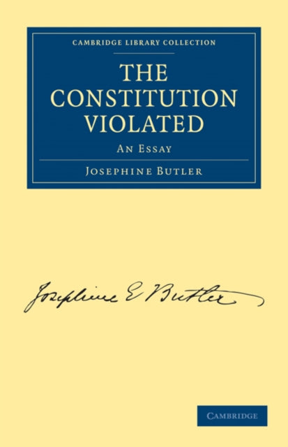 Book cover of: Constitution Violated. By: Josephine Butler