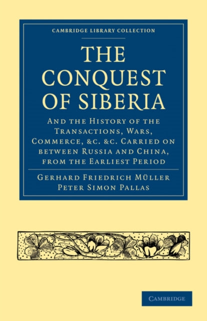 Book cover of: Conquest of Siberia. By: Gerhard Friedrich Müller