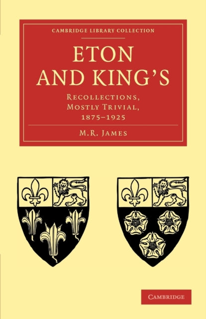 Book cover of: Eton and King's. By: Montague Rhodes James