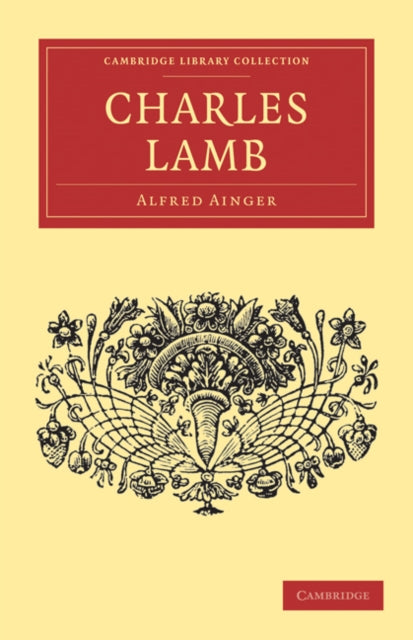 Book cover of: Charles Lamb. By: Alfred Ainger