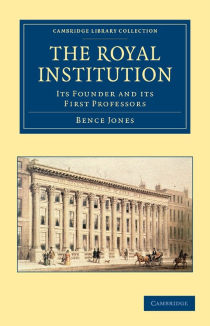 Book cover of: Royal Institution. By: Bence Jones