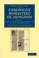 Book cover of: Chronicon monasterii de Abingdon. By: Joseph Stevenson