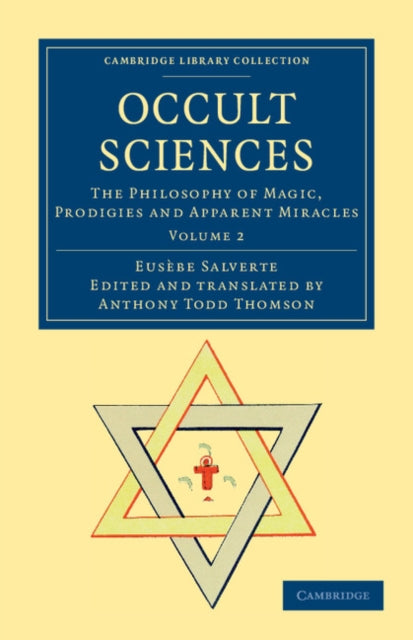 Book cover of: Occult Sciences. By: Eusebe Salverte