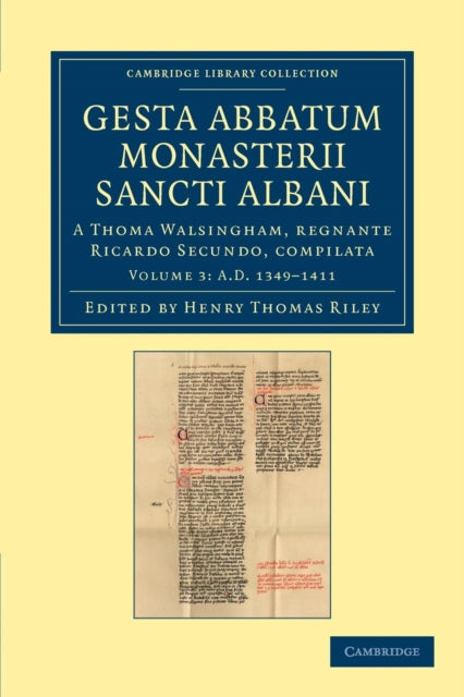 Book cover of: Gesta abbatum monasterii Sancti Albani. By: Henry Thomas Riley