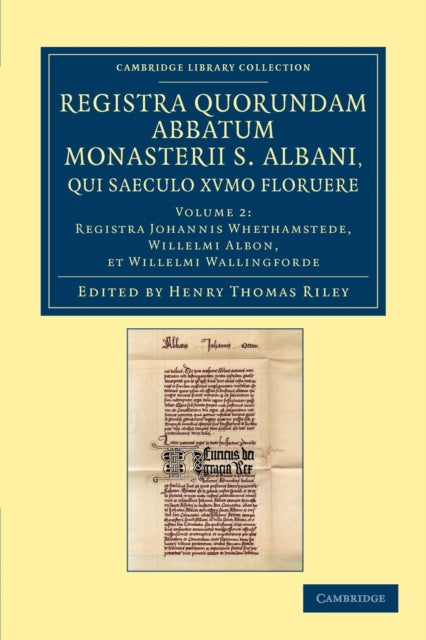 Book cover of: Registra quorundam abbatum monasterii S. Albani, qui saeculo XVmo floruere. By: Henry Thomas Riley