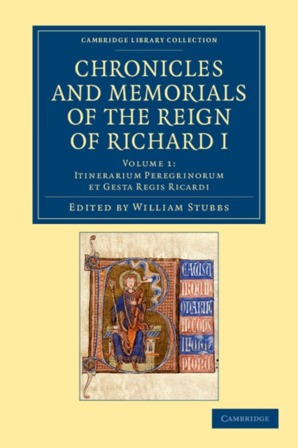 Book cover of: Chronicles and Memorials of the Reign of Richard I. By: William Stubbs