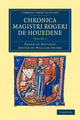 Book cover of: Chronica magistri Rogeri de Houedene: Volume 2. By: Hoveden, Roger of