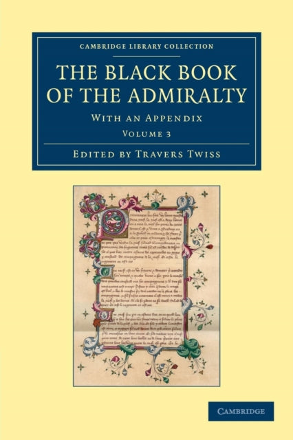 Book cover of: Black Book of the Admiralty. By: Travers Twiss