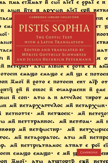 Book cover of: Pistis Sophia. By: Möritz Gotthilf Schwartze