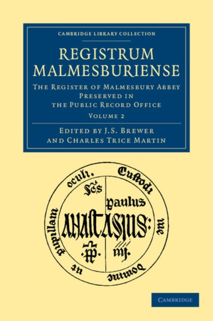 Book cover of: Registrum Malmesburiense. By: J. S. Brewer