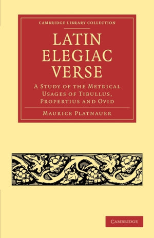Latin Elegiac Verse