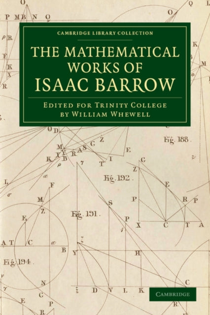 Book cover of: Mathematical Works of Isaac Barrow. By: Isaac Barrow